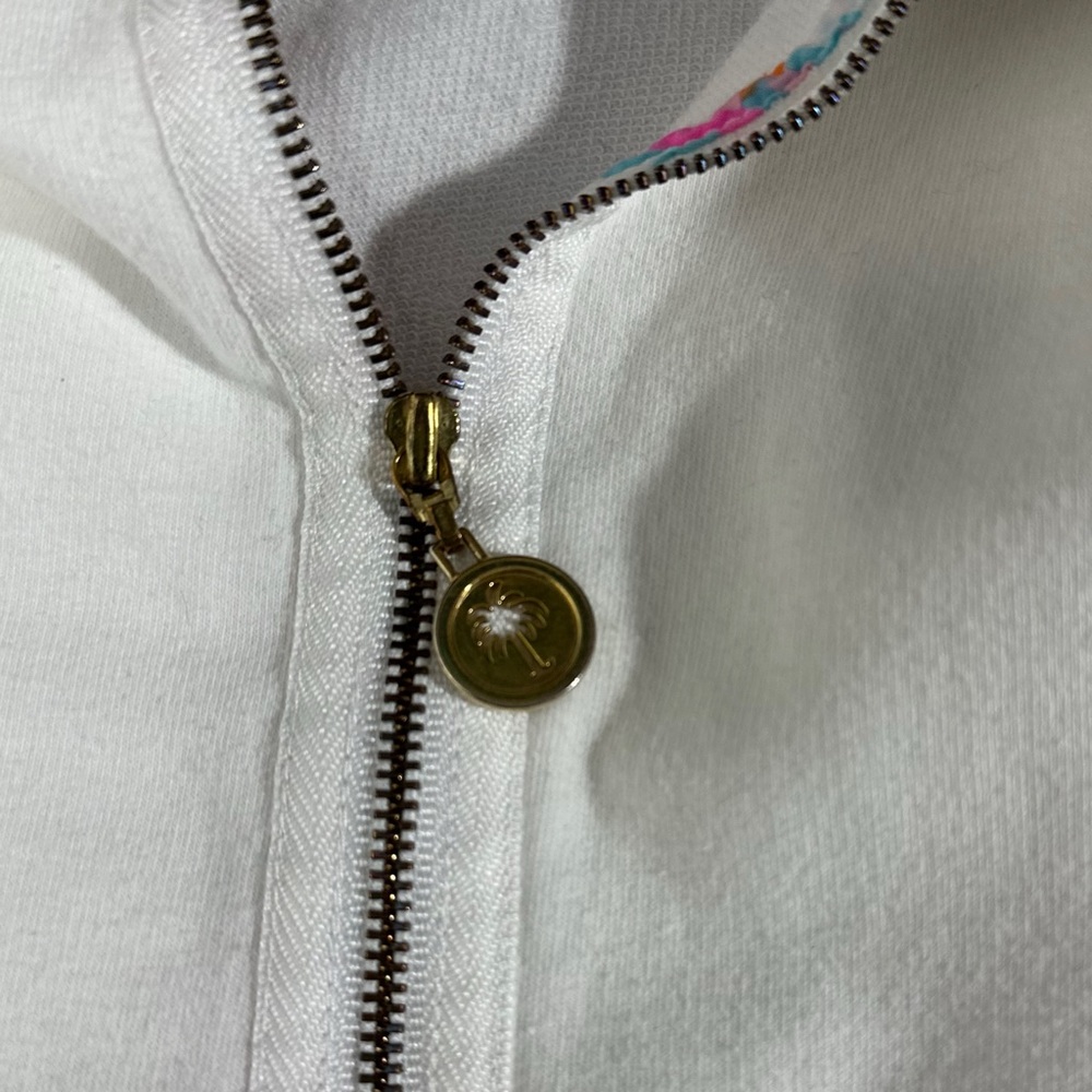 Lilly Pulitzer White 1/2 Zip [1977] - Picture 5 of 7
